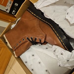 1460 Dr marten SERENA FAUX FUR LINED LACE UP BOOTS new